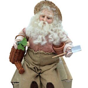 Vintage Posable Christmss Garden Elf Shelf Sitter 13"